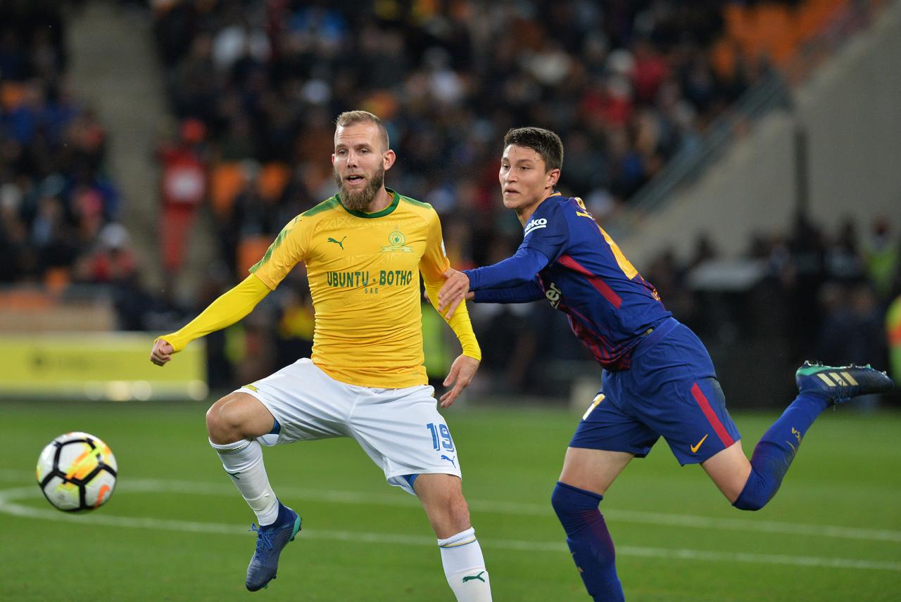 Jeremy Brockie playing professional Football for South Africa
